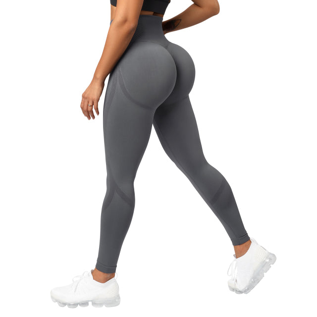 RUUHEE Solid Scrunch Butt Lifting High Wasted Leggings