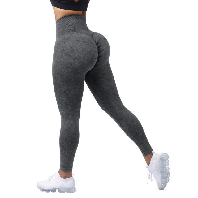 RUUHEE Solid Scrunch Butt Lifting High Wasted Leggings