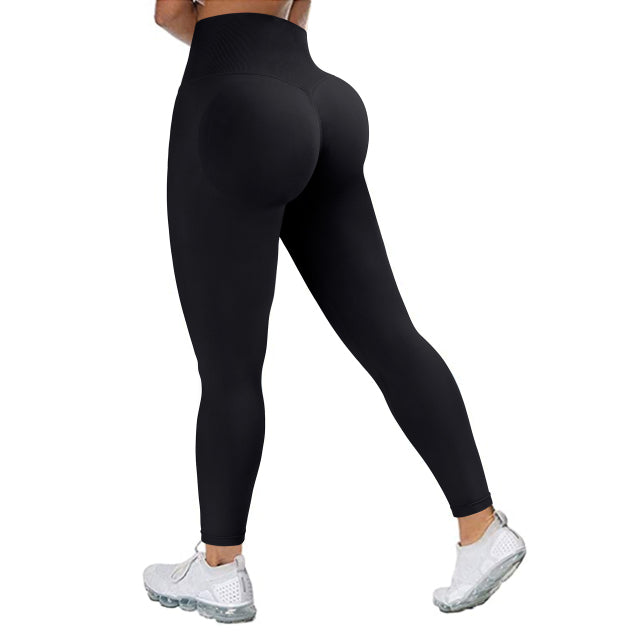 RUUHEE Solid Scrunch Butt Lifting High Wasted Leggings