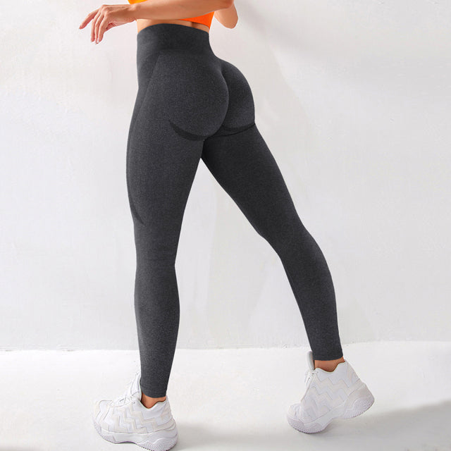 RUUHEE Solid Scrunch Butt Lifting High Wasted Leggings