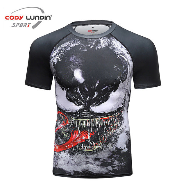 Compression MMA Shirt And Pants Sets Rashguard Muay Thai Mma